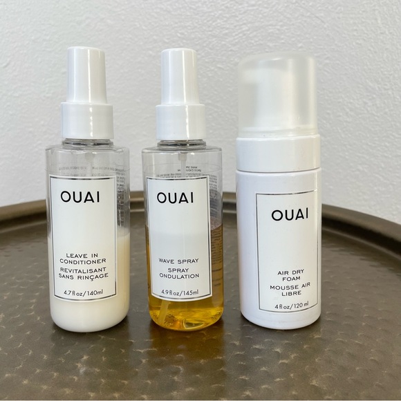 OUAI Hair Ouai Hair Lot Of 3 Wave Spray Leave In Conditioner And